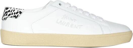 Saint Laurent Witte Court Sl 06 Sneakers Wit Heren