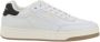 Saint Laurent Witte Leren Veterschoenen - Thumbnail 1