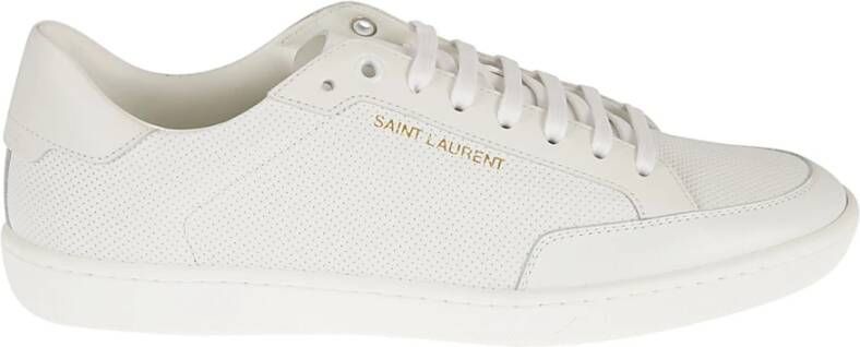 Saint Laurent Witte Sneakers Wit Heren