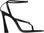 Saint Laurent Zijden Sandalen met Hoge Hak - Thumbnail 1