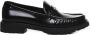 Saint Laurent Zwarte Almond Tip Monogram Loafers Black Heren - Thumbnail 1