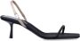 Saint Laurent Zwarte Gesloten Neus Sandalen Elegante Stijl Black Dames - Thumbnail 1