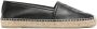 Saint Laurent Zwarte Kalfs Espadrilles Black Dames - Thumbnail 1