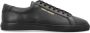 Saint Laurent Zwarte Leren Andy Sneakers Black Heren - Thumbnail 1