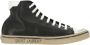 Saint Laurent Zwarte Leren Sneakers Aw23 - Thumbnail 1