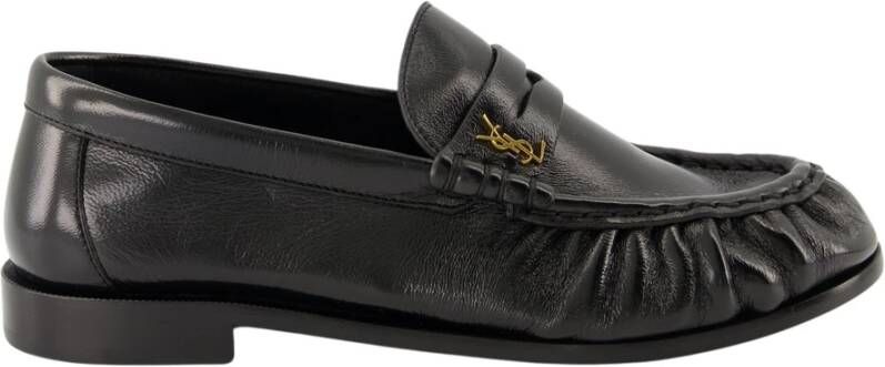 Saint Laurent Zwarte Loafer Mocassins Elegant Comfort