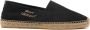 Saint Laurent Canvas Logo Espadrilles Instap Schoenen Black Heren - Thumbnail 7