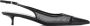 Saint Laurent Zwarte Mesh Puntige Neus Pumps Black Dames - Thumbnail 1