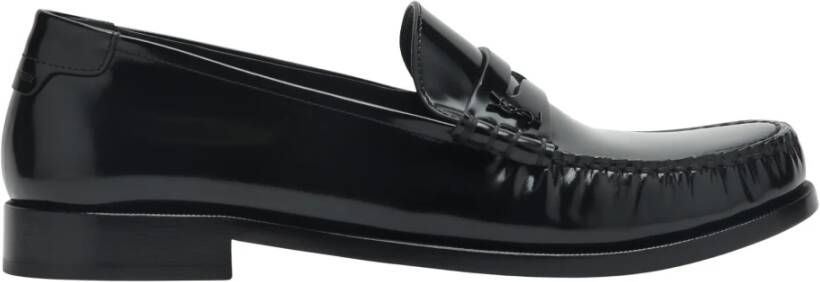 Saint Laurent Zwarte Sandalen Mocassino