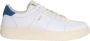 Saint Sneakers Elektrisch Blauw Leren Sneakers White Dames - Thumbnail 1