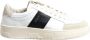 Saint Sneakers Witte zwarte leren sneakers White Heren - Thumbnail 1