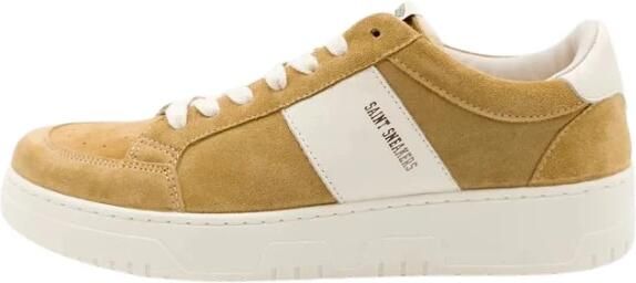 Saint Sneakers Beige Leren Sneakers voor Heren Beige Heren - Foto 3