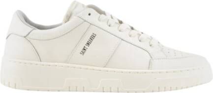 Saint Sneakers Geperforeerde Leren Golfschoenen Beige Heren