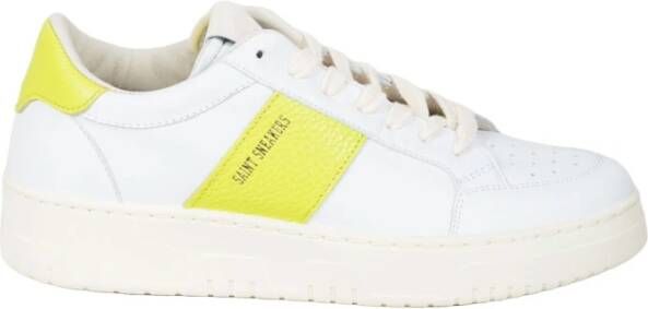 Saint Sneakers Witte Acid Leren Sneakers White