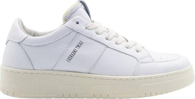 Saint Sneakers Witte Leren Basket Sneakers