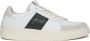 Saint Sneakers Witte leren sneakers met zwarte details - Thumbnail 1