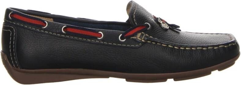 Salamander Blauwe dames mocassins slippers