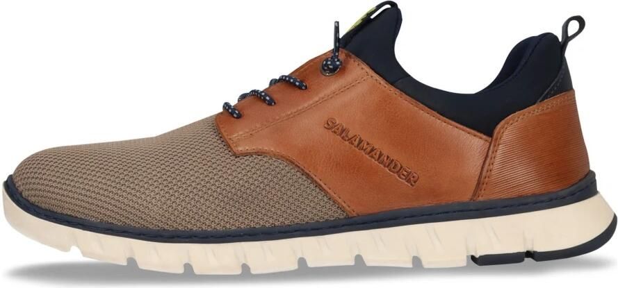 SALAMANDER Sneakers laag donkerbeige donkerblauw cognac - Foto 2