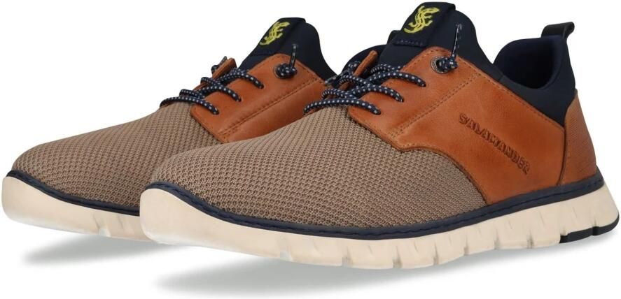 SALAMANDER Sneakers laag donkerbeige donkerblauw cognac - Foto 6