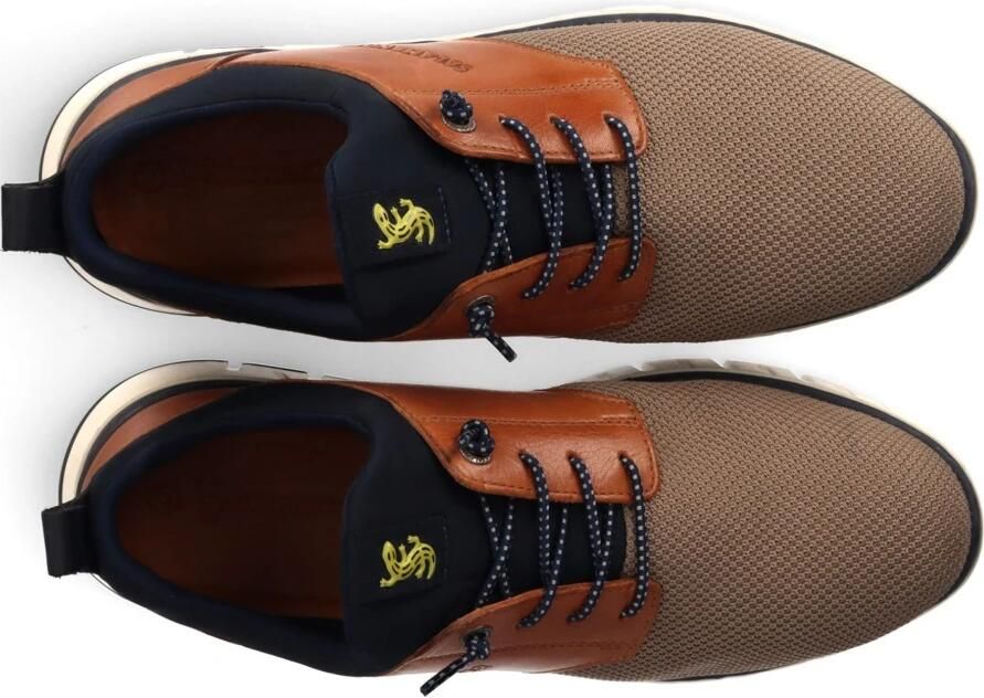 SALAMANDER Sneakers laag donkerbeige donkerblauw cognac - Foto 4