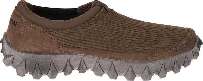 Salomon Bruine Corduroy Slip-On Sneakers