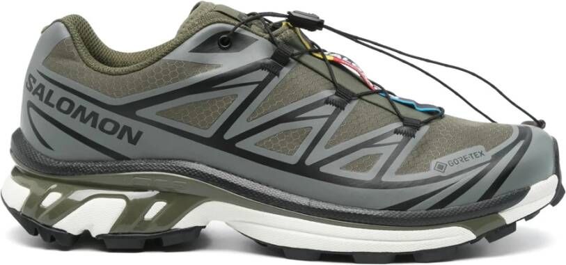 Salomon Groene Sneaker XT6 GTX