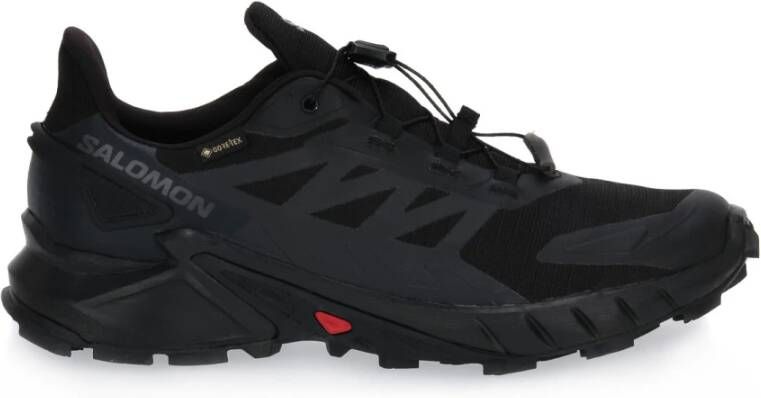 Salomon Hoge Kwaliteit Leren Sneakers voor Heren Black Heren