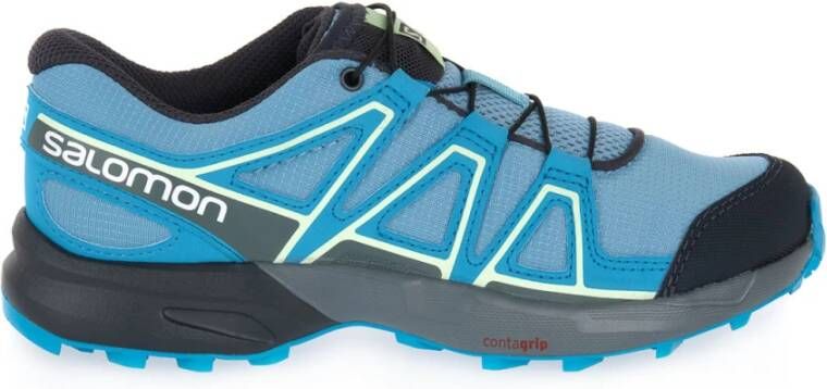 Salomon Hoogwaardige leren sneakers voor vrouwen Blauw Dames