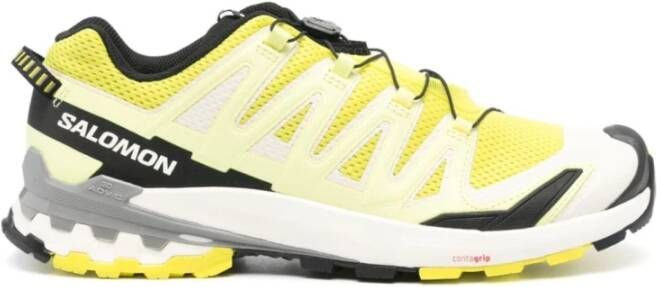 Salomon Mesh Sneakers Geel Zwart Wit Multicolor Heren