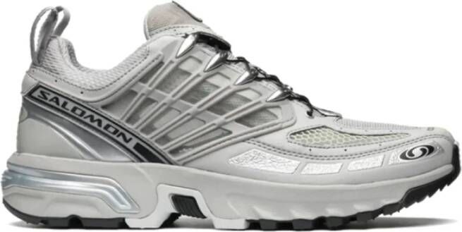 Salomon Metallic Ghost Gray Silver Sneakers Gray Heren