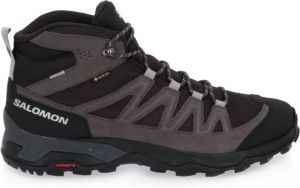 Salomon Outdoor Leren Mid GTX Schoen Bruin Heren