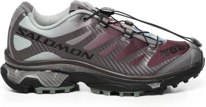 Salomon Paarse Mesh Sneakers met Quicklace Sluiting