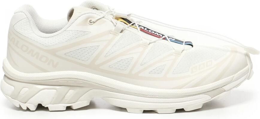 Salomon Elastische Sneakers met Vanillekleur