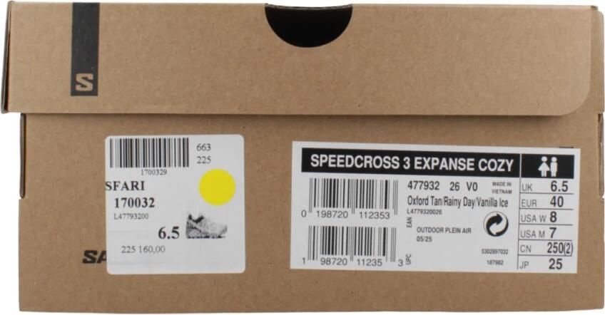 Salomon SPEEDCROSS 3 Lichtbruin 42 2 3 - Foto 7