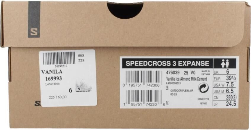 Salomon BAJO SPEEDCROSS 3 Beige 39 1 3 - Foto 3