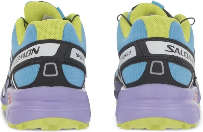 Salomon Witte Sneakers met Paarse Details