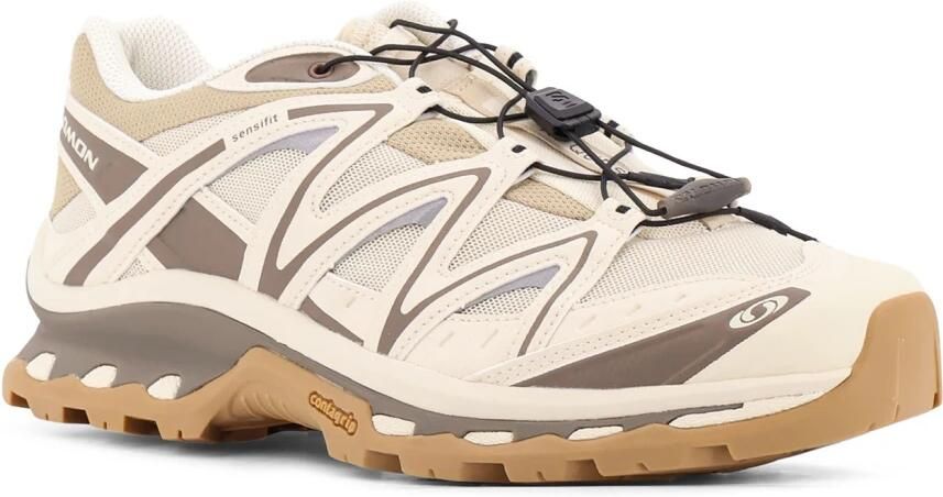 Salomon Witte Sneakers met Quicklace Sluiting