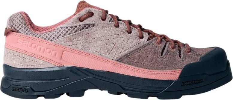 Salomon Sneakers met suède panelen en logo-applicatie