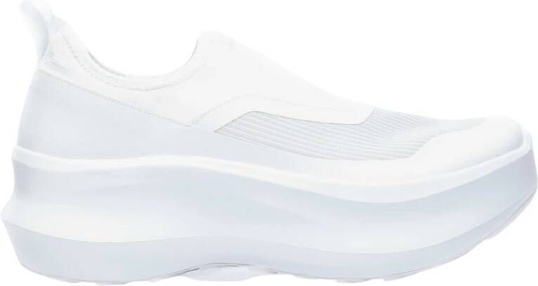 Comme des Garçons Witte Platform Sneakers White Heren