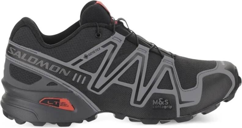 Salomon Trail Hardloopschoenen Zwart Asfalt Vlam Scarlet