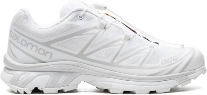 Salomon Witte Sneakers met Mesh Panelen