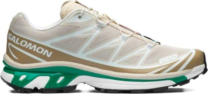 Salomon Xt-6 Beige Bruin Groen Sneakers