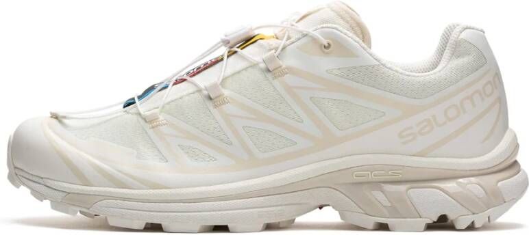 Salomon Lichtgewicht Xt-6 Sneakers met Quicklace™ Sluiting White