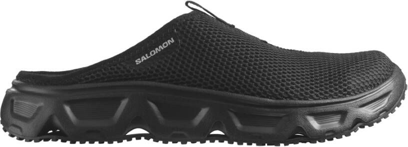 Salomon Zwart Leger Reelax Slide Sandalen Black Heren