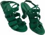 Salvatore Ferragamo 11cm Hak Sandaal Groen Dames - Thumbnail 1