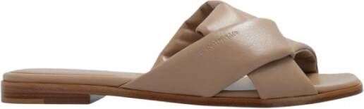 Salvatore Ferragamo Alrai slides Beige Dames