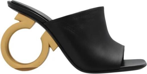 Salvatore Ferragamo Astro muilen Zwart Dames