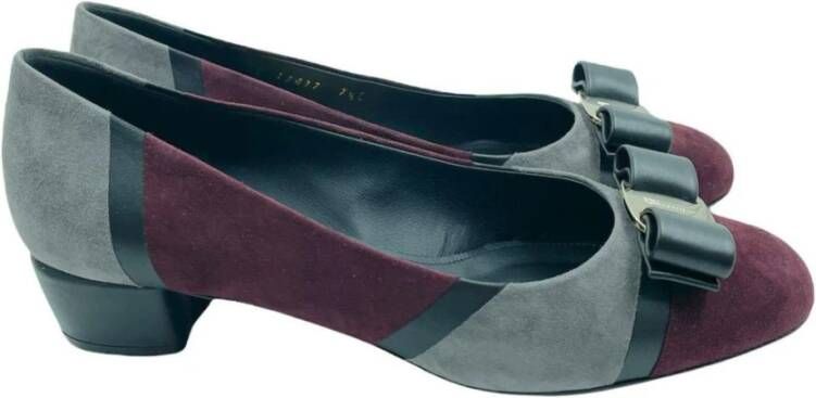 Salvatore Ferragamo Ballerina Schoenen Blauw Dames