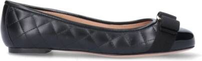 Salvatore Ferragamo Ballerina`s Zwart Dames