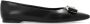 Salvatore Ferragamo Elegante Monogram Strik Ballerina Flats Black Dames - Thumbnail 12